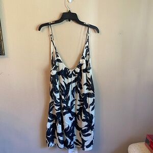 Feather print swim cover XL